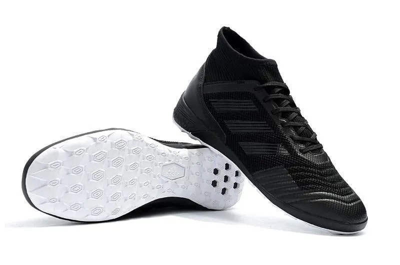 New Adidas Predator 19.3 TF Soccer Cleats Shoes All Black Flat Ground