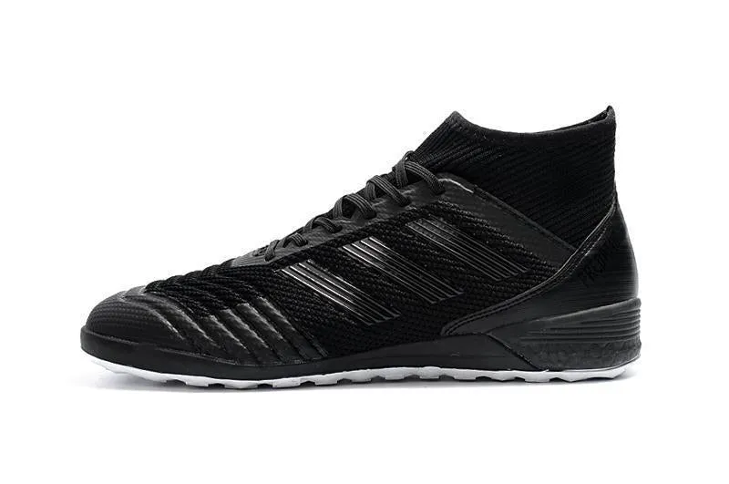 New Adidas Predator 19.3 TF Soccer Cleats Shoes All Black Performance Ready Indoor Practice