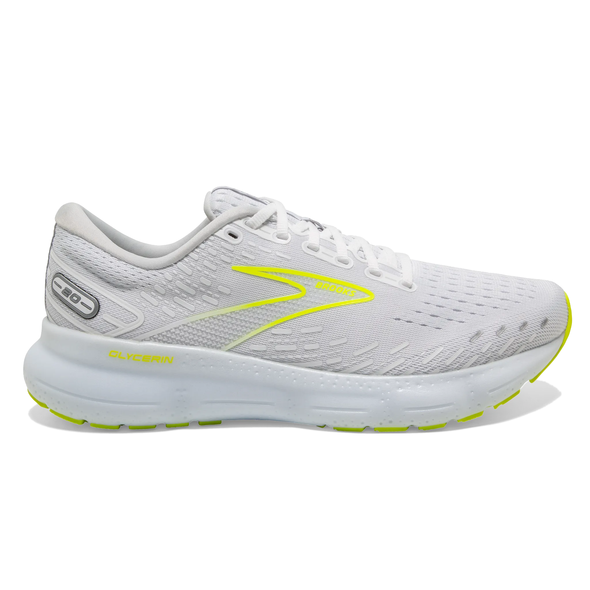 Men's Glycerin 20 Impact Protection Heel unisex shoe design
