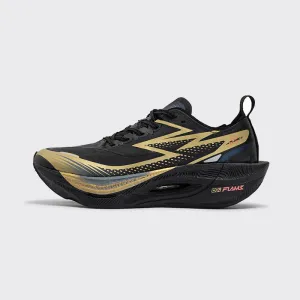 Synthetic - Upper running in a softball field area shoes Flame 3.5 "Black Gold"