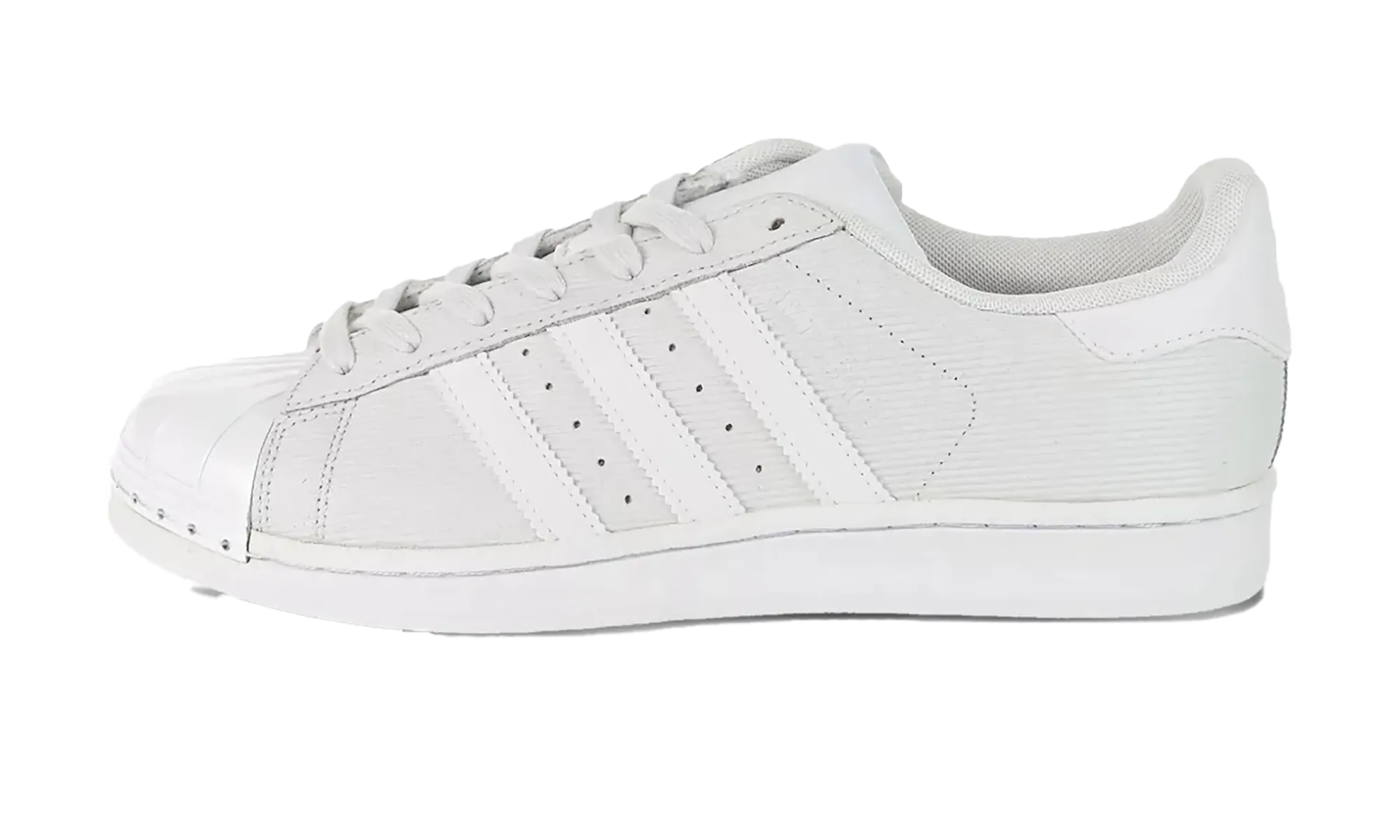 Smooth Texture Superstar "Cloud White Grey"