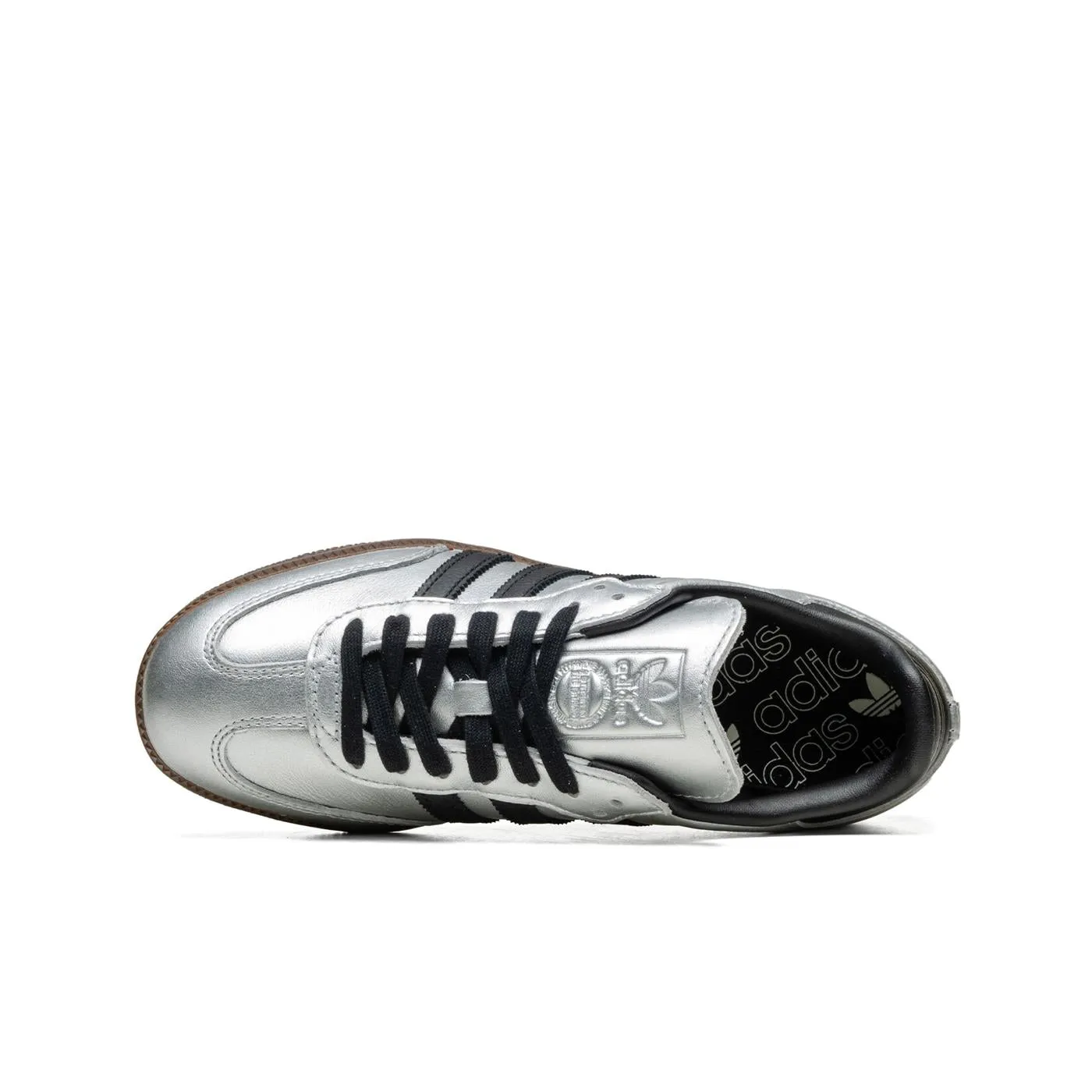 Lightweight Style Adidas Originals Samba OG W Silver Metallic/Core Black/Gum