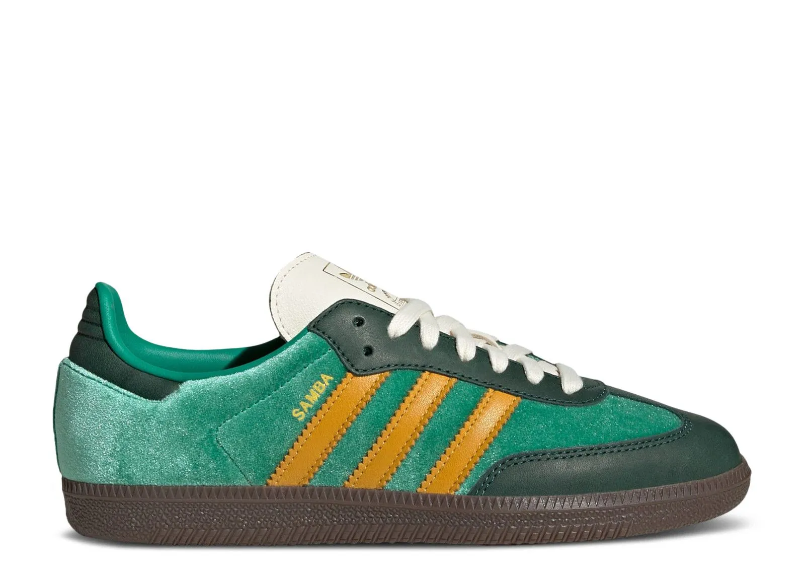 Adidas Samba OG Court Green Preloved Yellow Dribble Hike