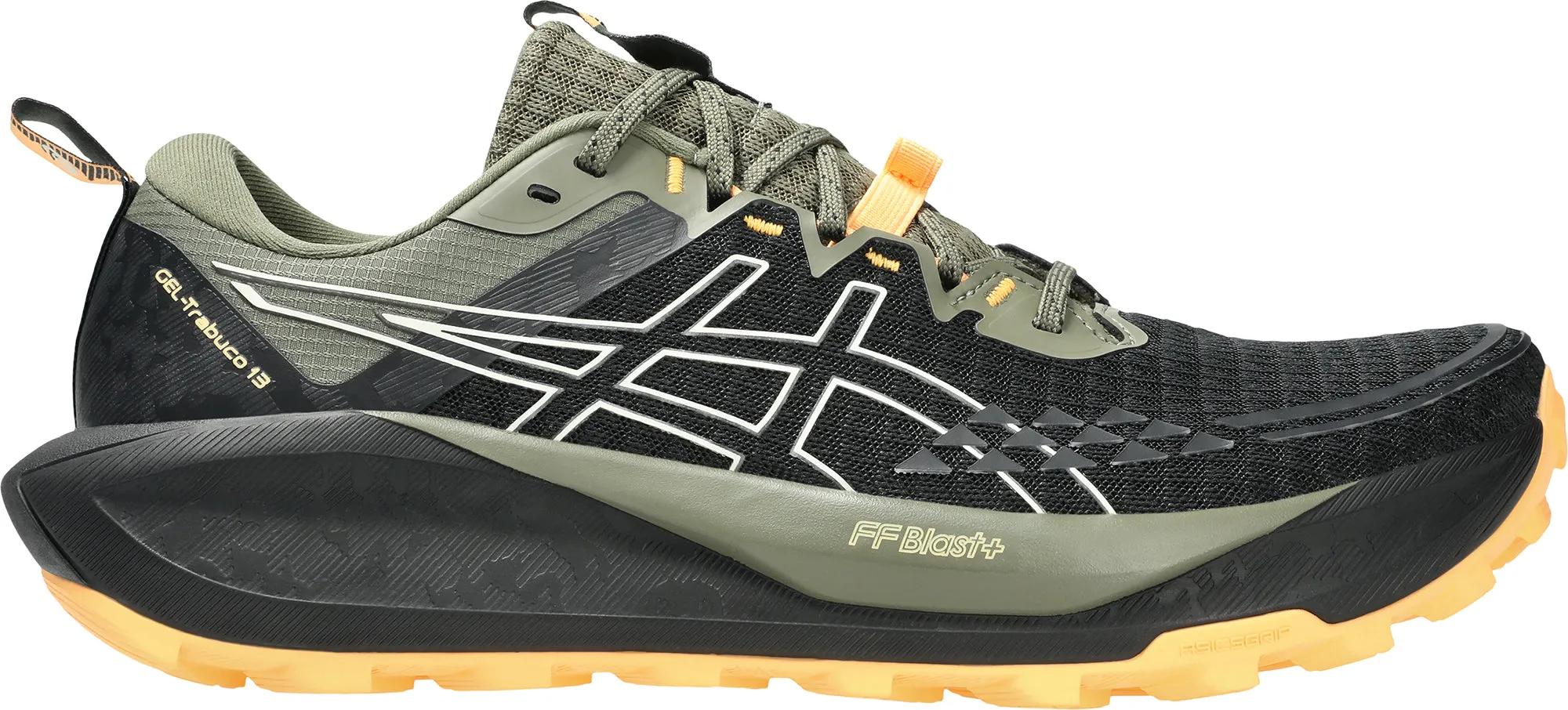 Heart Rate Monitoring Asics Gel Trabuco 13 Mens Trail Running Shoes - Black