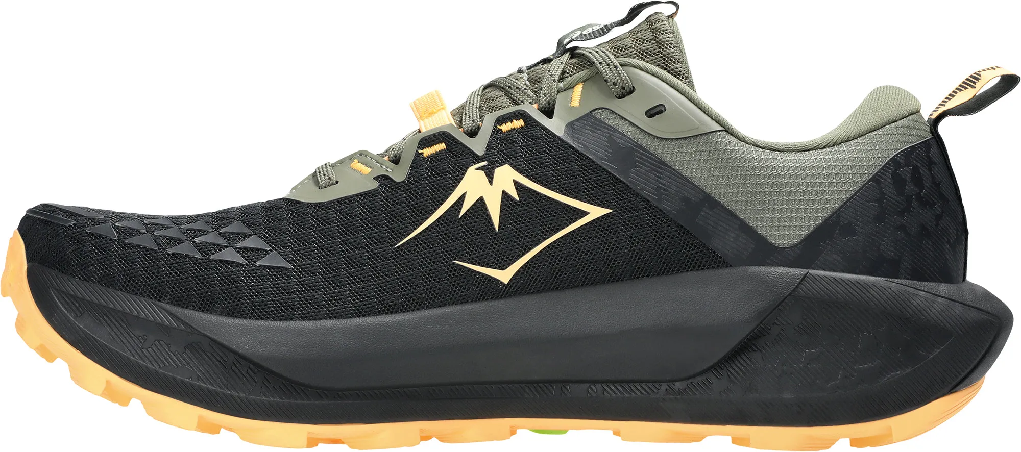 yellow running shoes cushioned foam shoes Asics Gel Trabuco 13 Mens Trail Running Shoes - Black