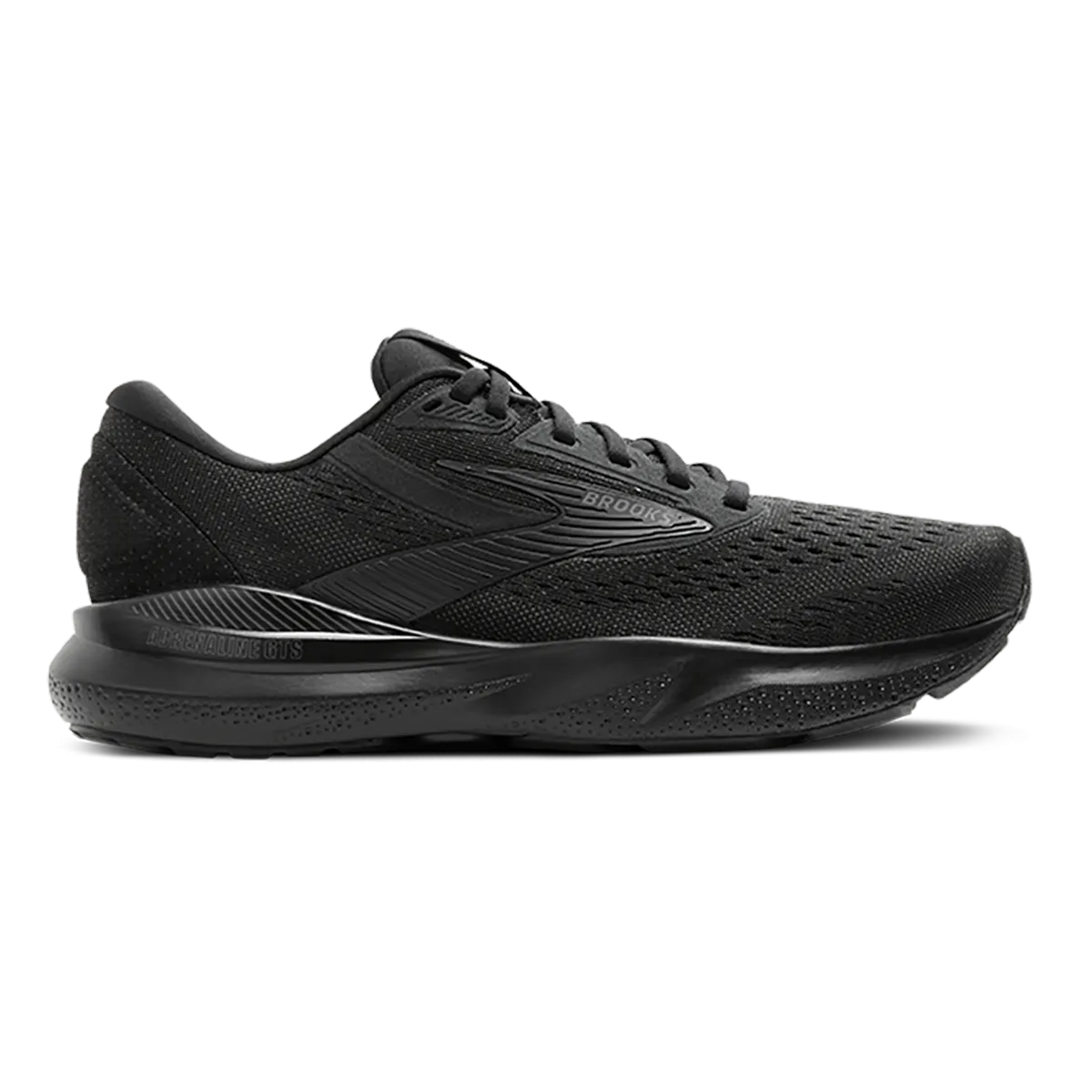 ethically - produced Brooks Adrenaline GTS 24 Black - Black - Ebony
