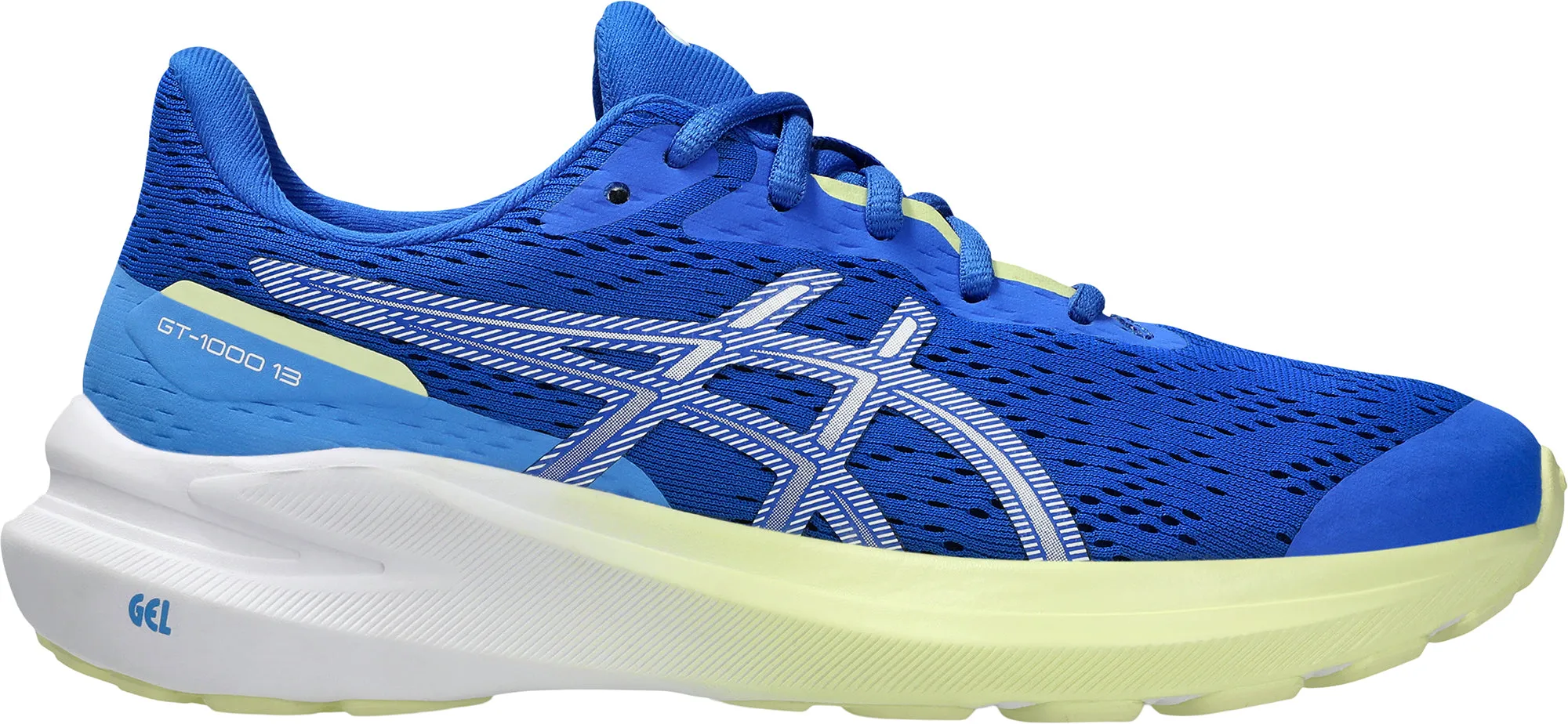 trail running shoe parts Asics GT 1000 13 GS Junior Running Shoes - Blue