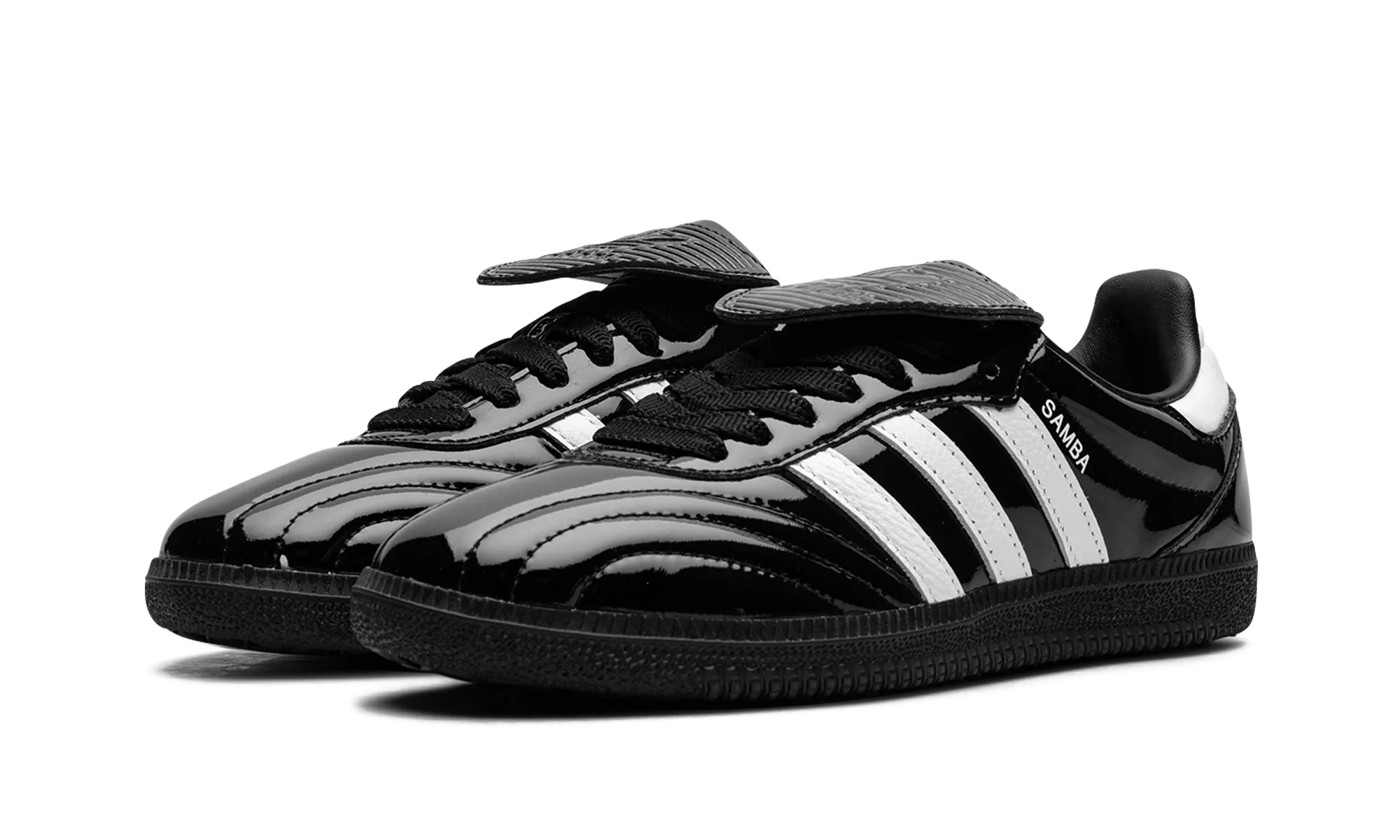 Samba LT WMNS "Black Patent Leather" Cushioned Insole Neutral Color Palette