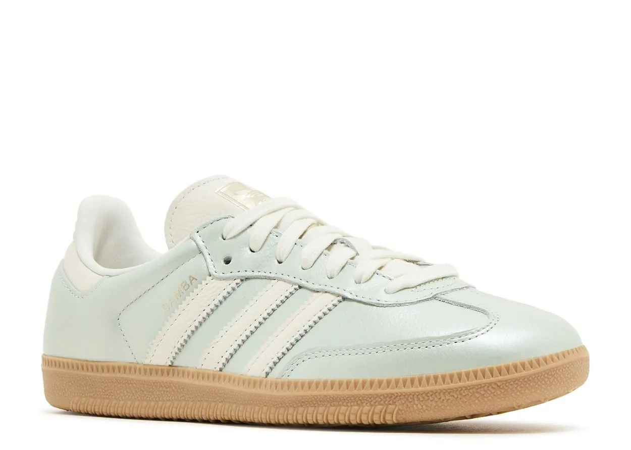 Long Day Adidas Samba OG Linen Green Metallic