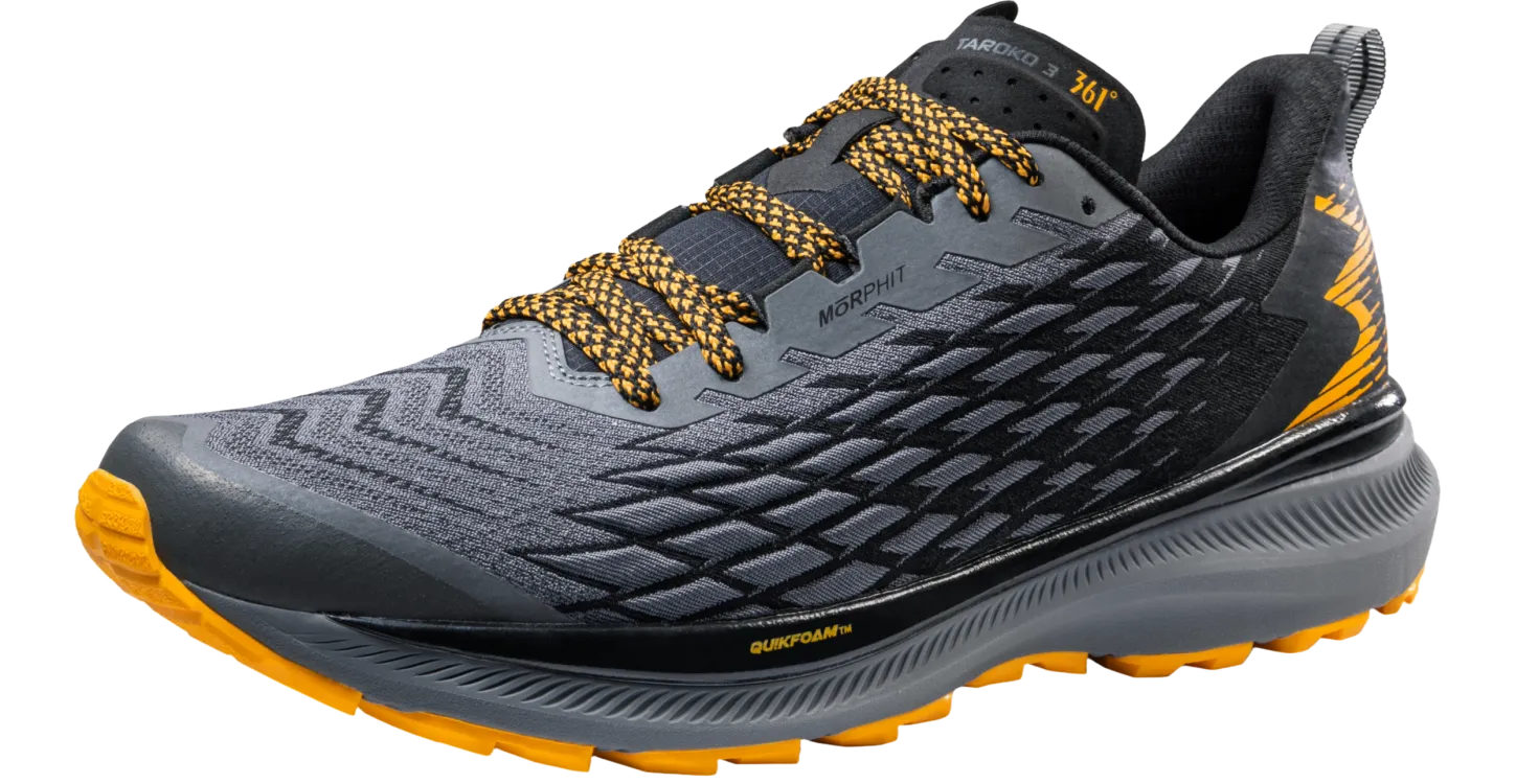 361 Taroko 3 Trail Running Shoes - Men's Knit Woven Upper sustainable running shoes