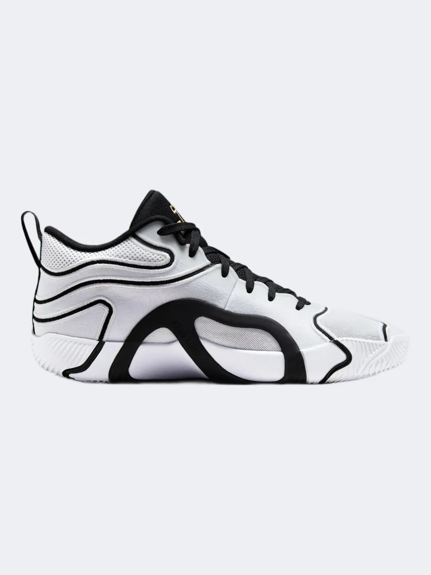 Fast Go Nike Tatum 3 Tunnel Walk Men Basketball Shoes White/Black/Gold