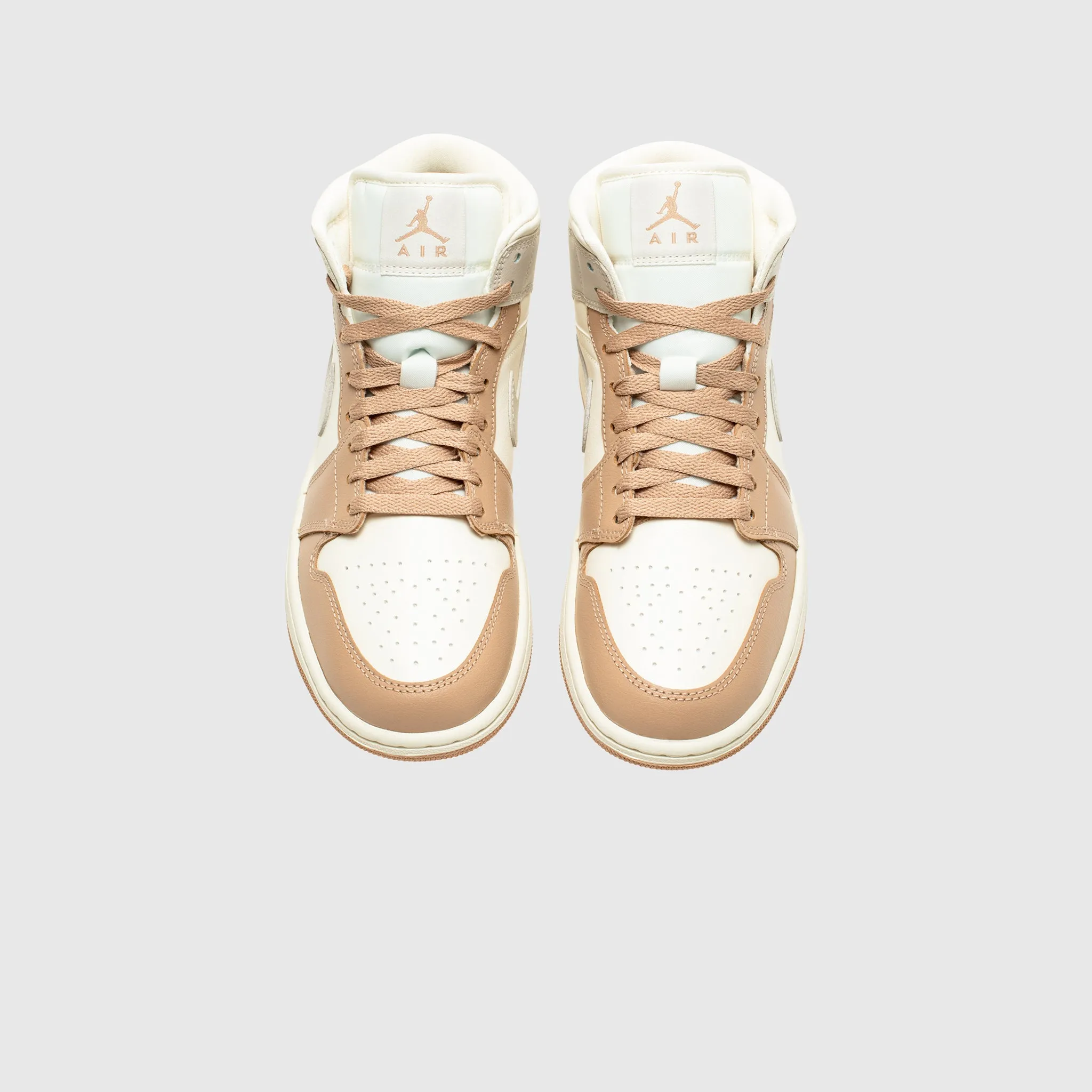 Spanish Bold WMNS AIR JORDAN 1 MID "TAN TOE"
