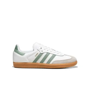 Adidas Originals Samba OG J Ftwr White/Silver Green/Gum Storm Jog Date Outfit