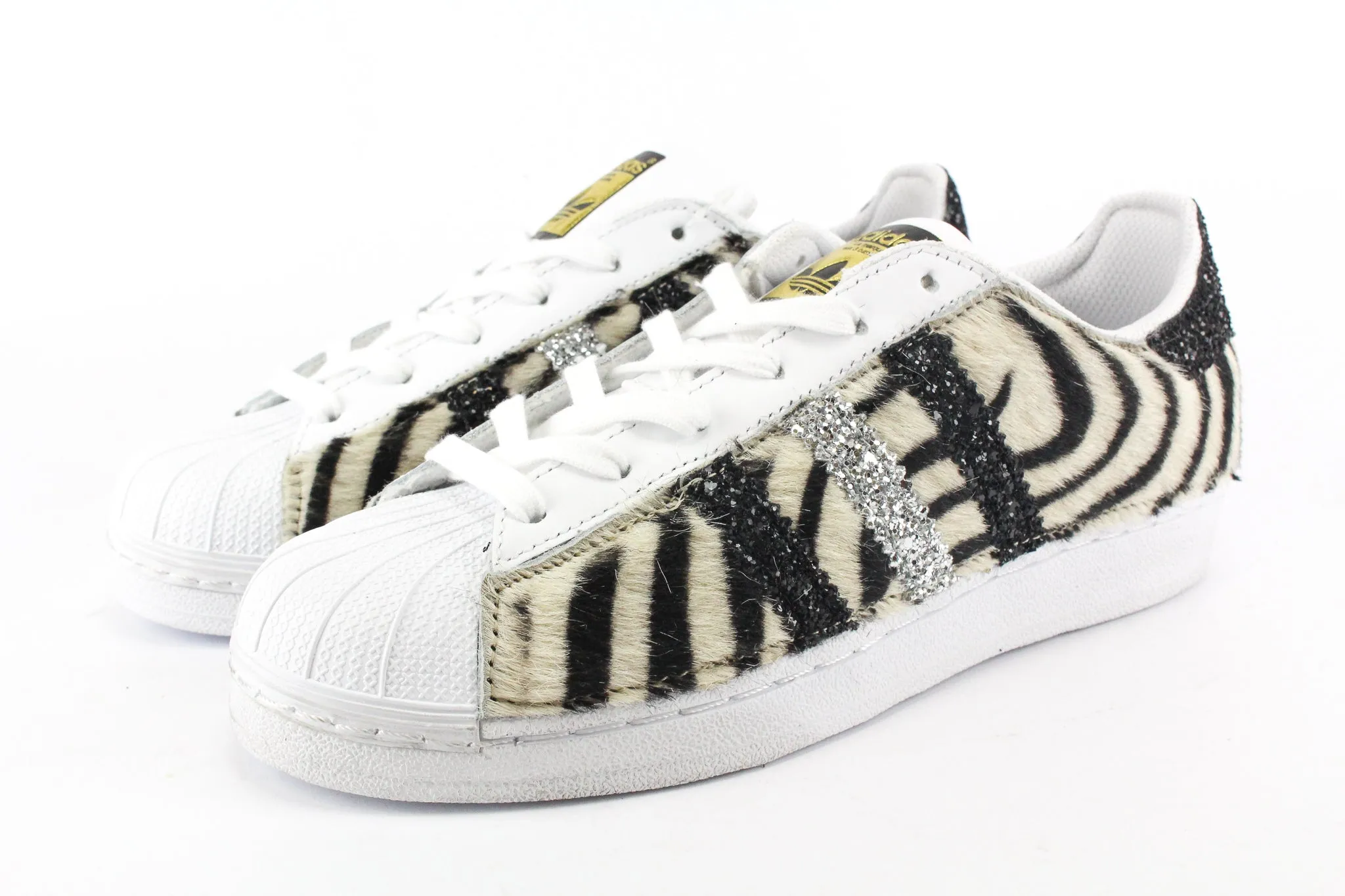 Adidas Superstar Total Zebrate & Glitter Workday Style
