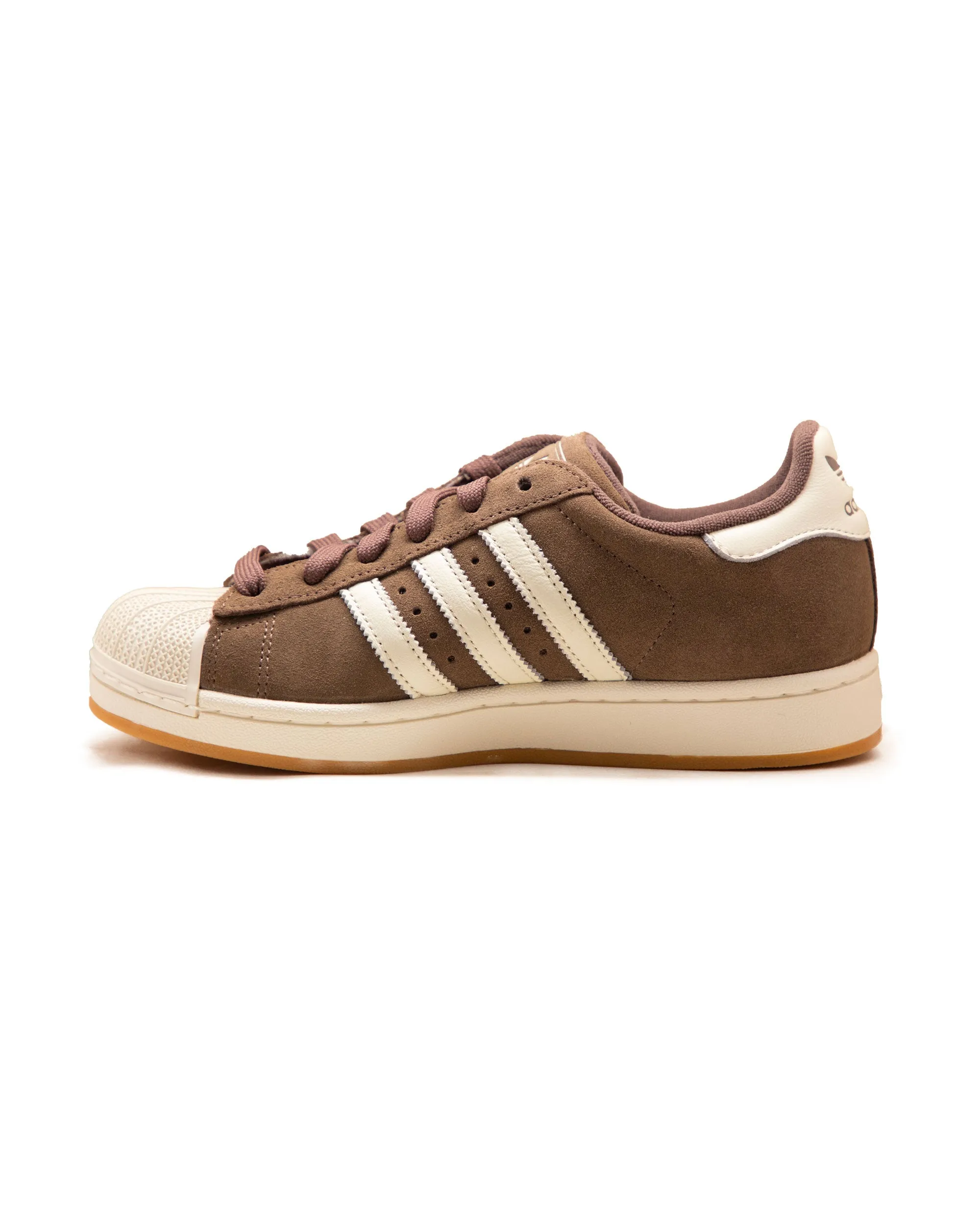 Adidas Superstar II W Suede Brown Handcrafted Stitching Balanced Ride