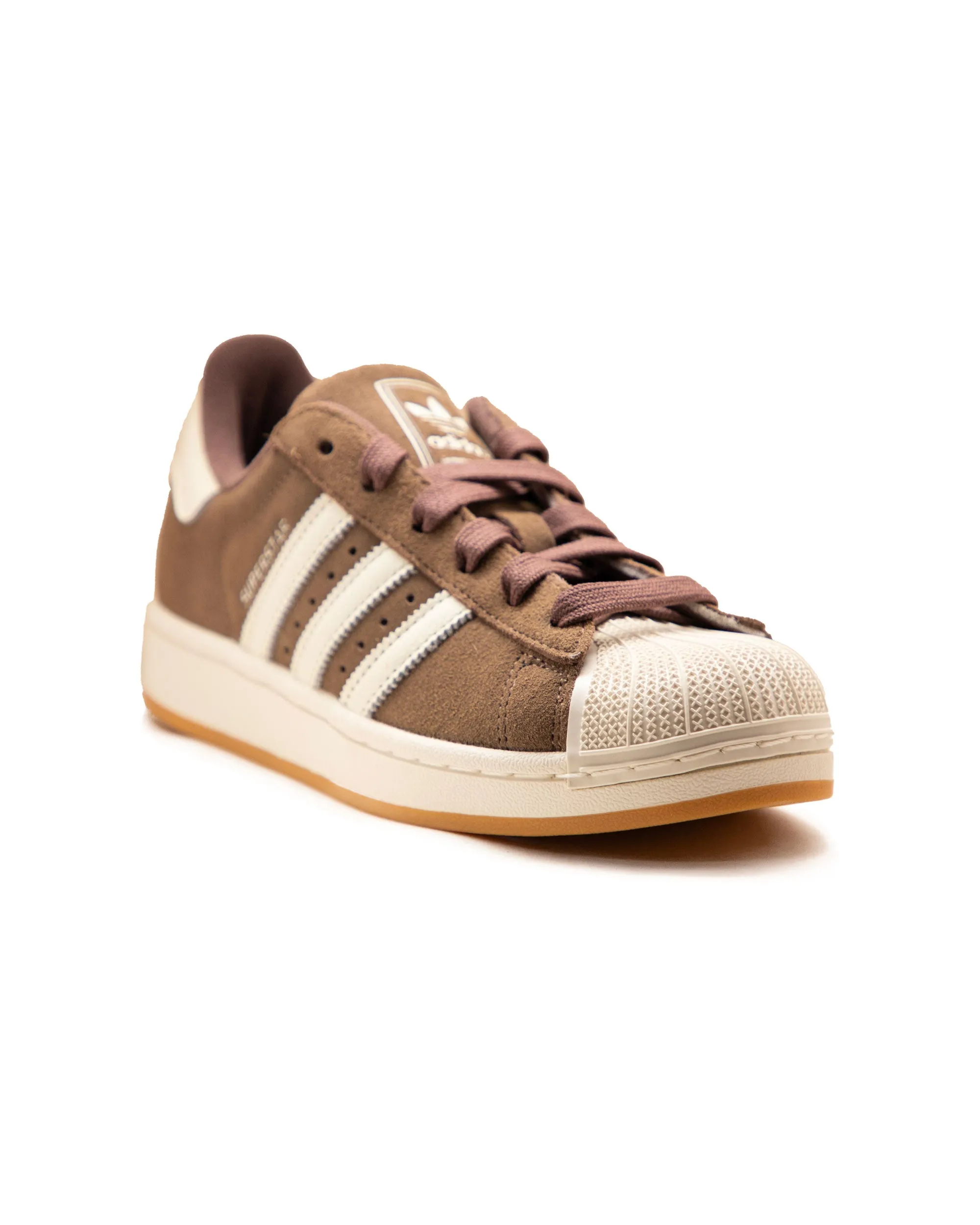 Adidas Superstar II W Suede Brown Trail Hike Neutral Vibe