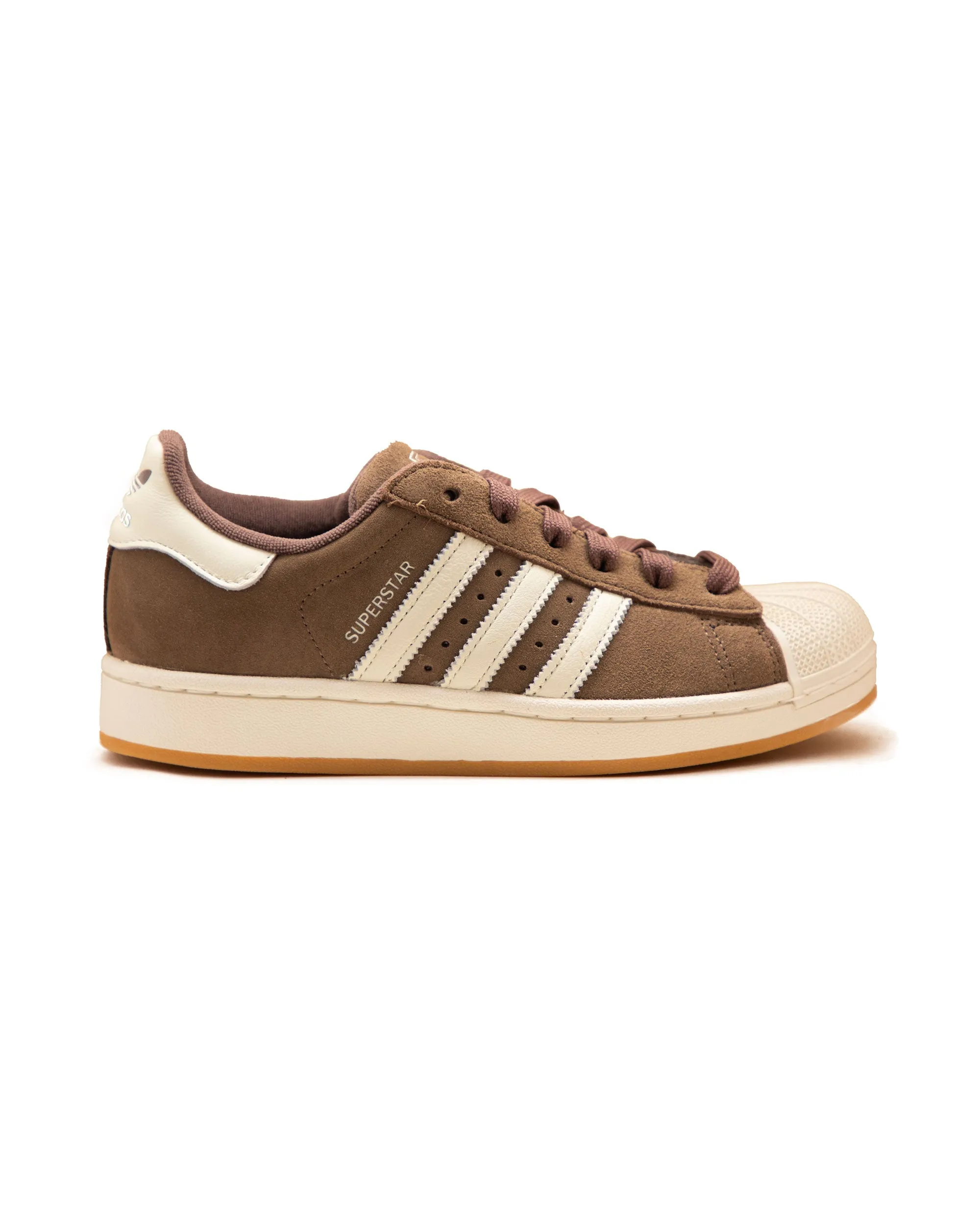 Air Circulation System Driving Comfort Adidas Superstar II W Suede Brown