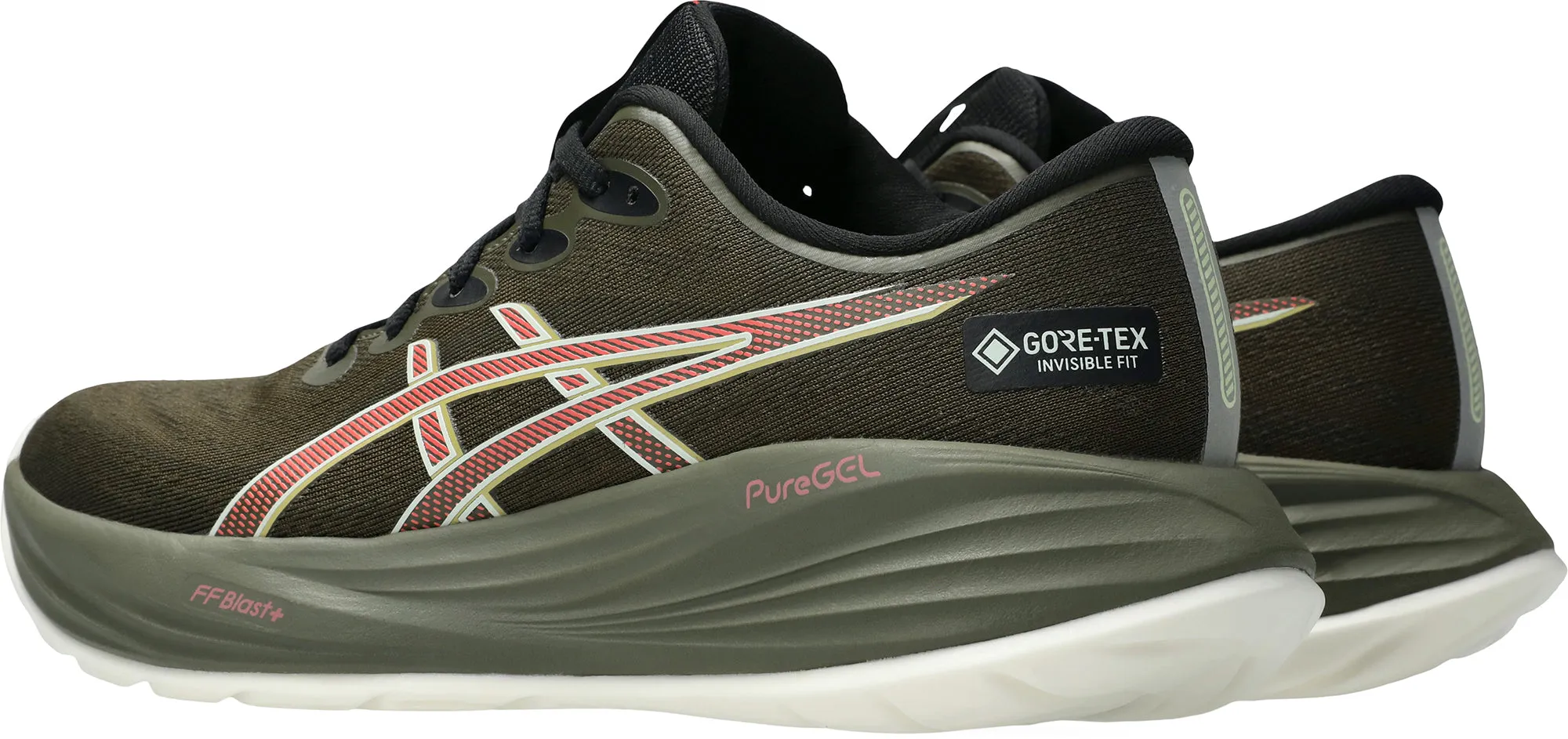 Asics Gel Cumulus 27 GORE-TEX Womens Running Shoes - Green chemical - resistant