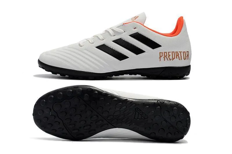 New Adidas Predator Accelerator TF Soccer Cleats Shoes Cream Black Speed Grip Ankle hug