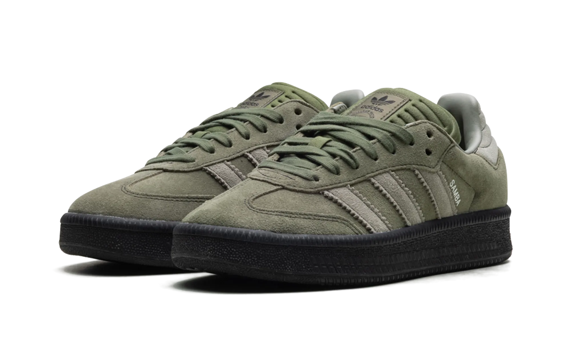 Urban Sport Durable Stitching Detail Samba XLG "Olive Strata"