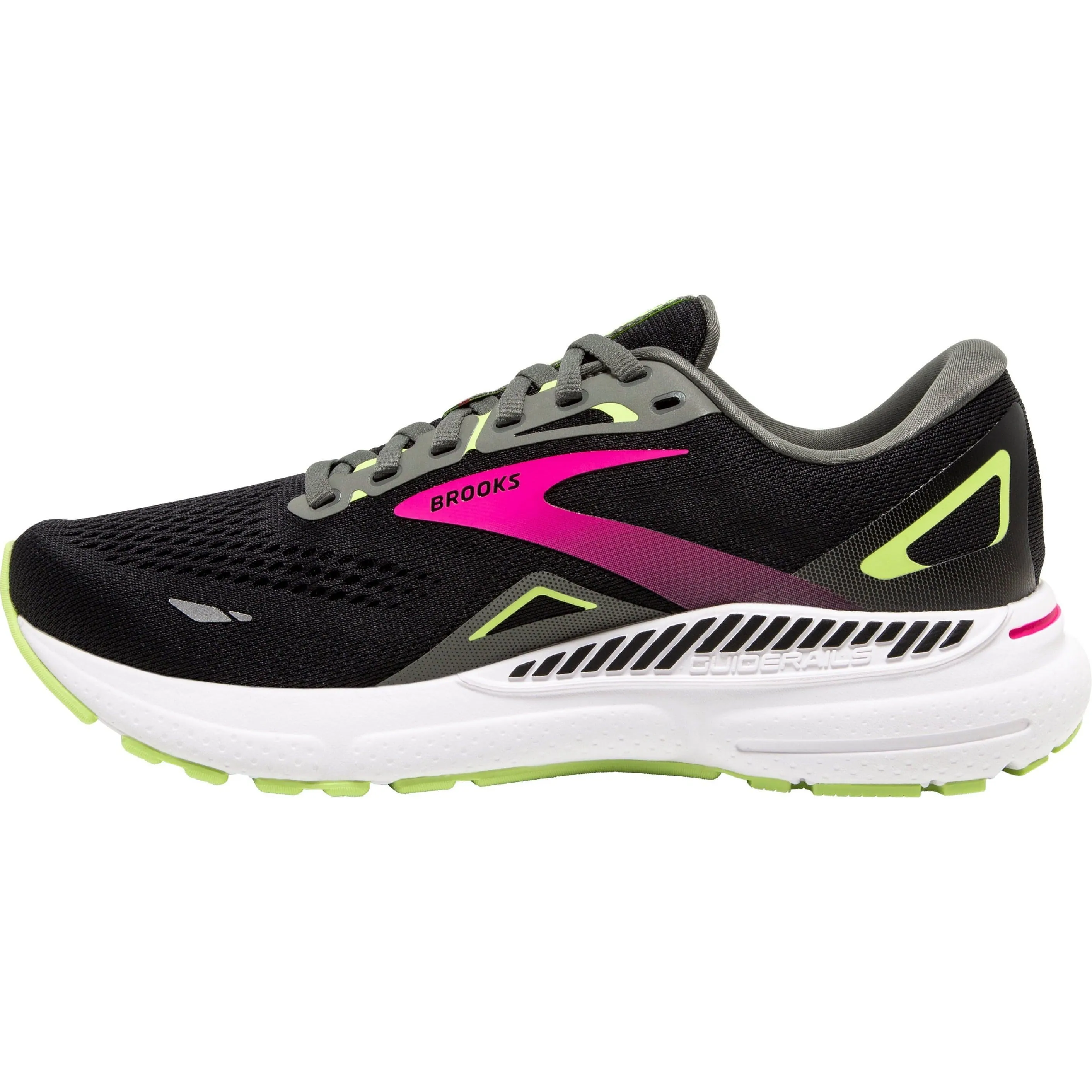 running alone shoes Brooks Adrenaline GTS 23 WIDE FIT Womens Running Shoes - Black
