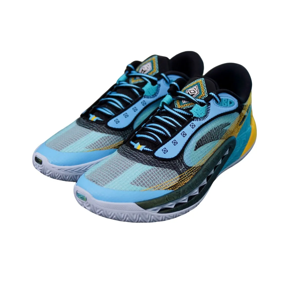 Anta Shock Wave 6 - Blue Ankle Guard Quick Step Control