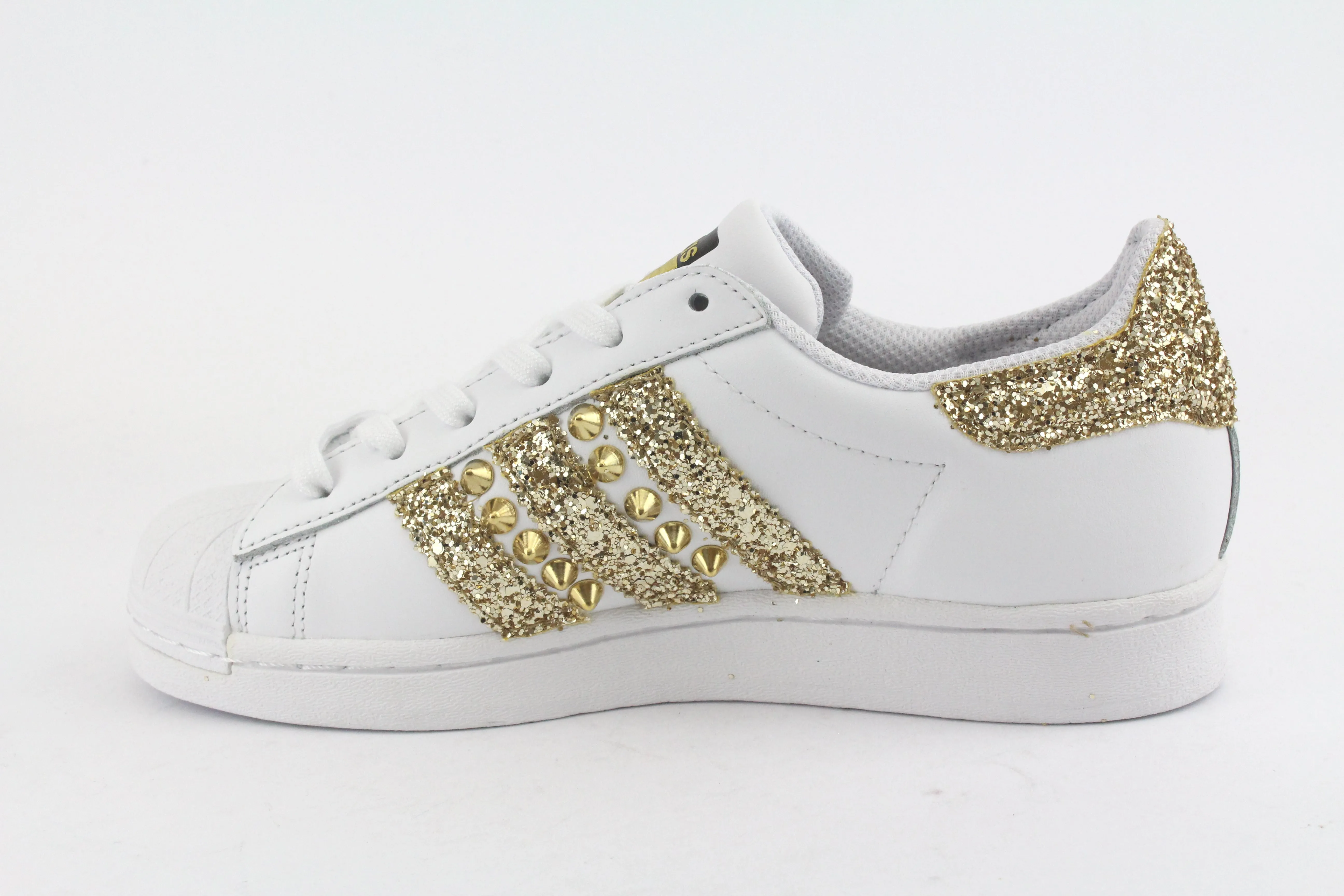 Adidas Superstar Glitter Gold Stella & Borchie On Trend Ready Wear