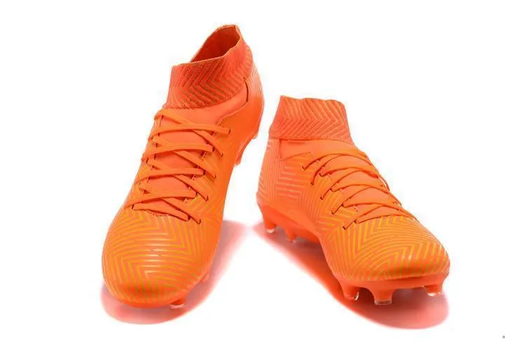 Championship Match Stable Frame New Adidas Nemeziz 18.1 FG Soccer Cleats Shoes Orange Black