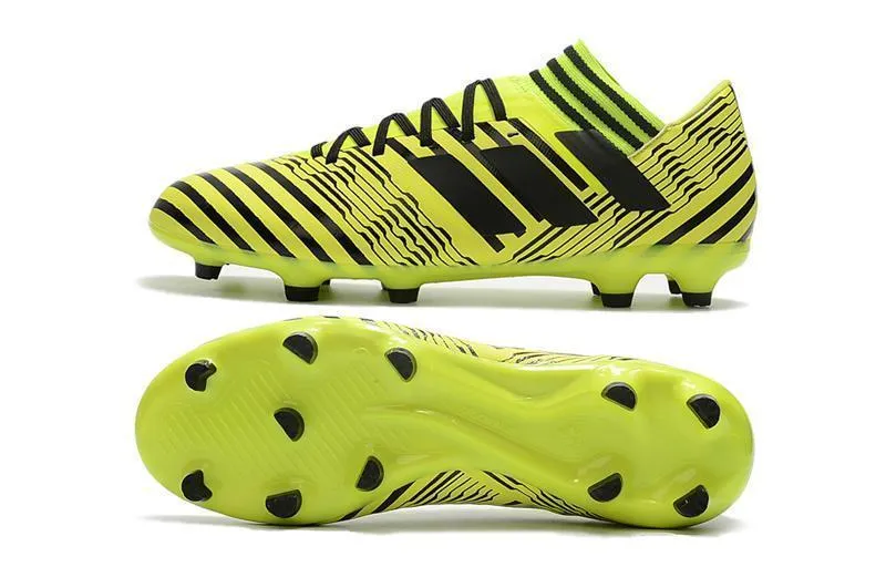 New Adidas Nemeziz Messi FG Soccer Cleats Shoes Yellow Black Support frame Win Mode