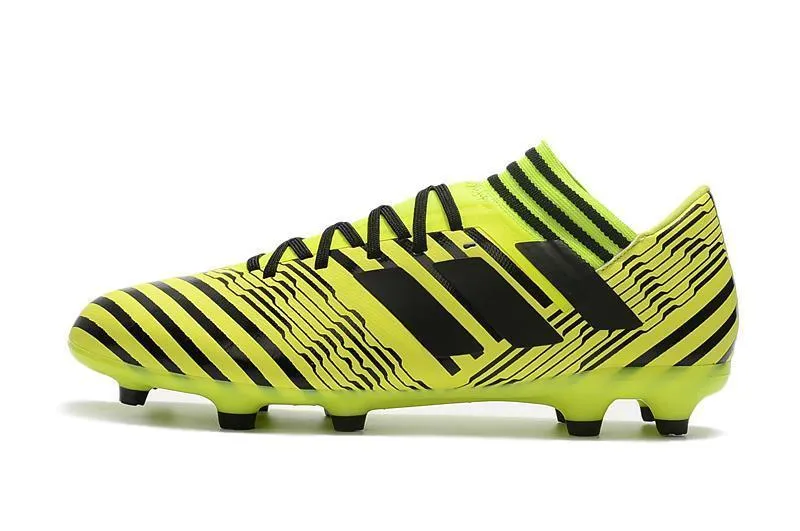 Ankle Ease New Adidas Nemeziz Messi FG Soccer Cleats Shoes Yellow Black