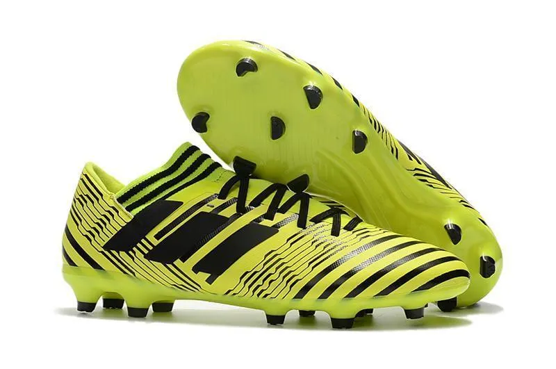Sharp Shift New Adidas Nemeziz Messi FG Soccer Cleats Shoes Yellow Black