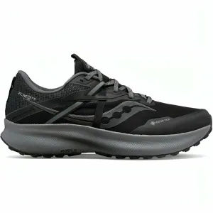 Saucony Ride 15 TR GORE-TEX Mens Trail Running Shoes - Black Airflow Channel Design Ultra Responsive Foam Compound