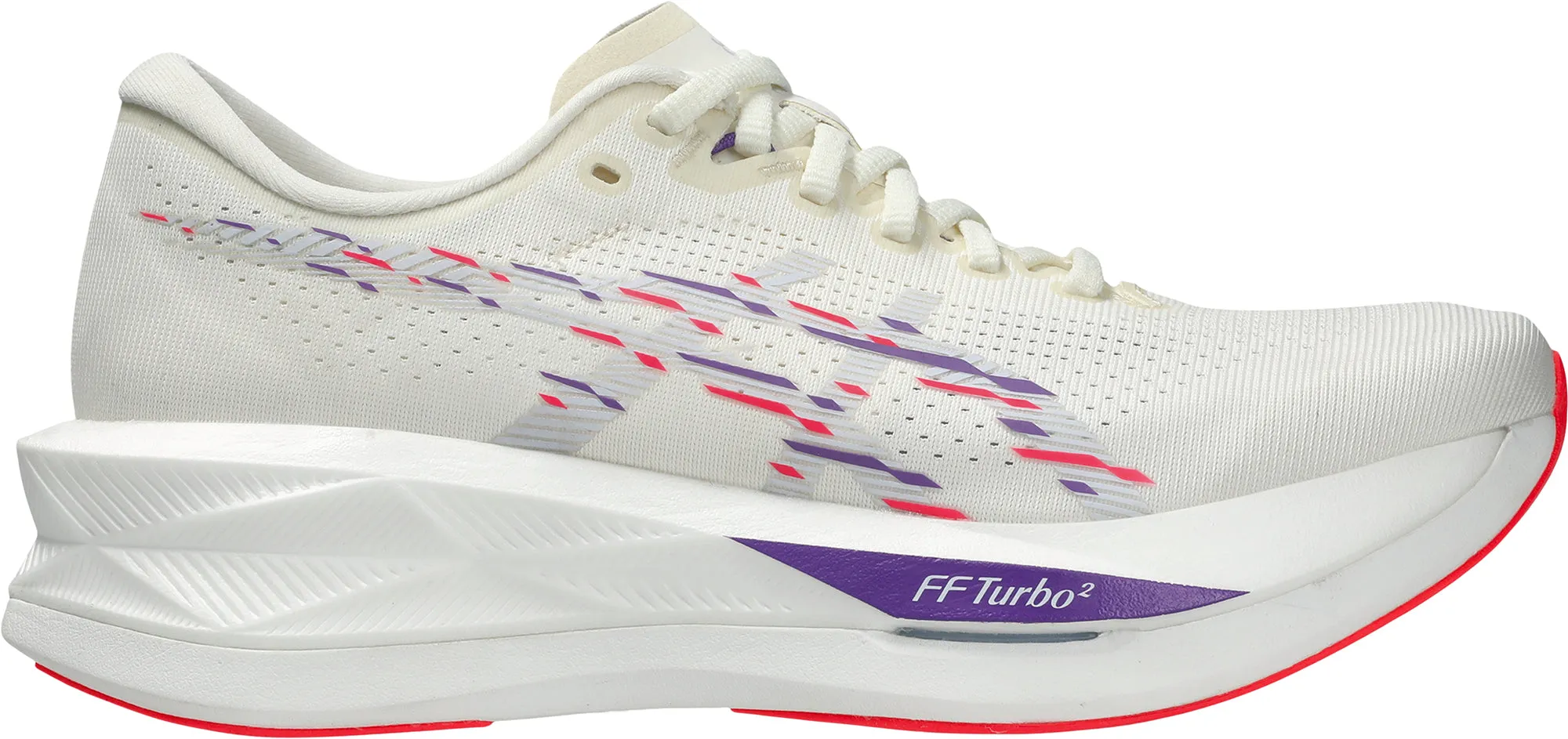 Flex Grooves Technology Asics SonicBlast Womens Running Shoes - White