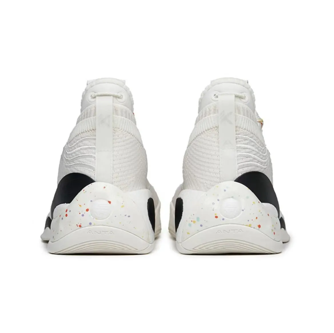 Anta Men's Klay Thompson Kt7 Low ??Easter?? Basketball Sheos Ventilated Footbed Collapsible Heel Design