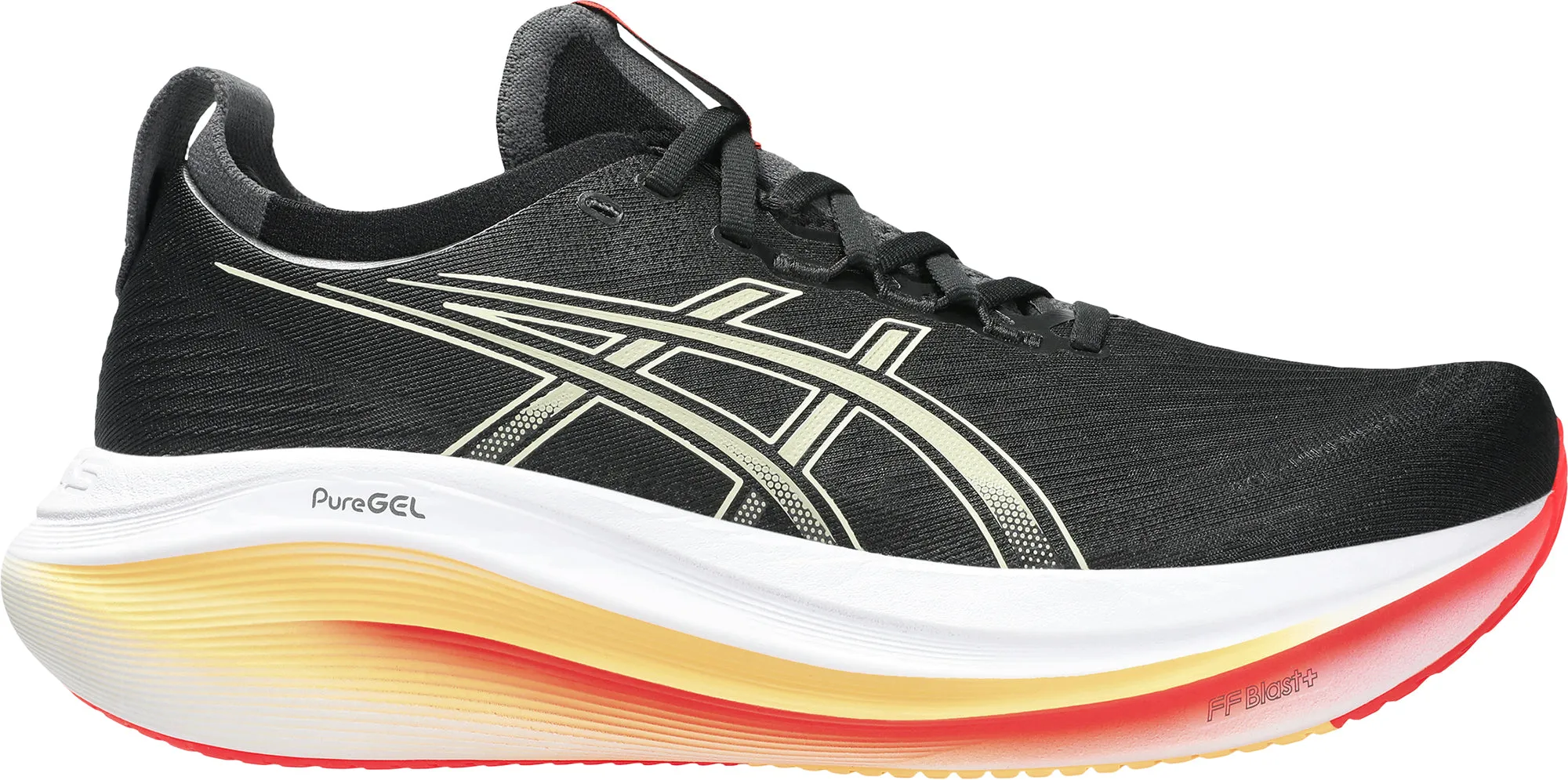 Asics Gel Nimbus 27 Mens Running Shoes - Black power - walking shoes