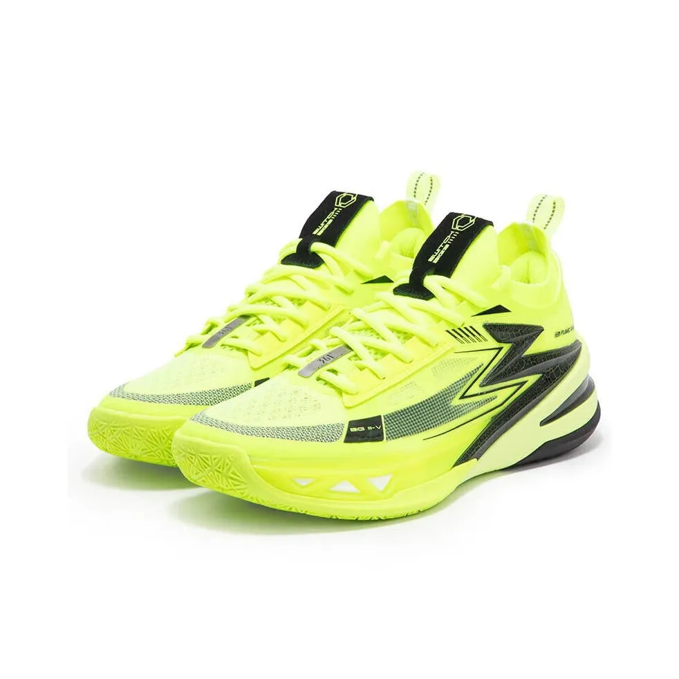 361?? Big3 5.0 Pro - Fluorescent Green Power Performance Shoes Double Layer Midsole