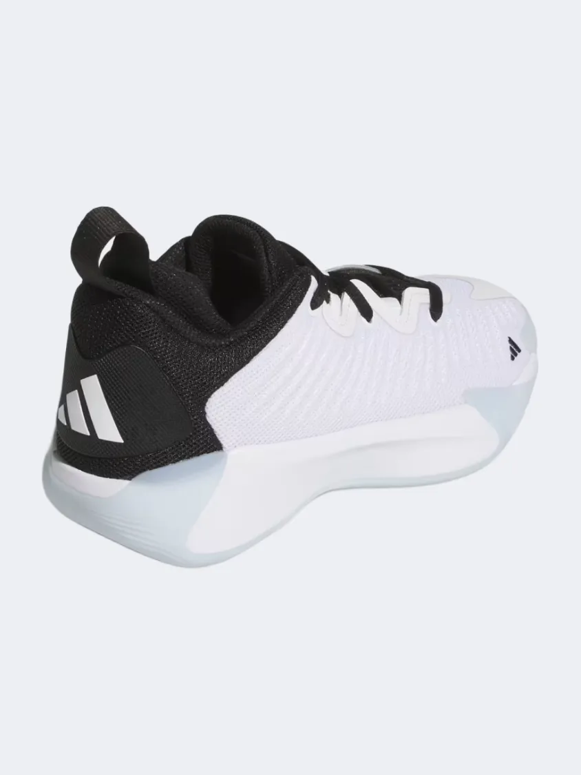 Adidas Adidas Initiation J Gs-Boys Basketball Shoes White/Core Black Pond Walk Office Smart