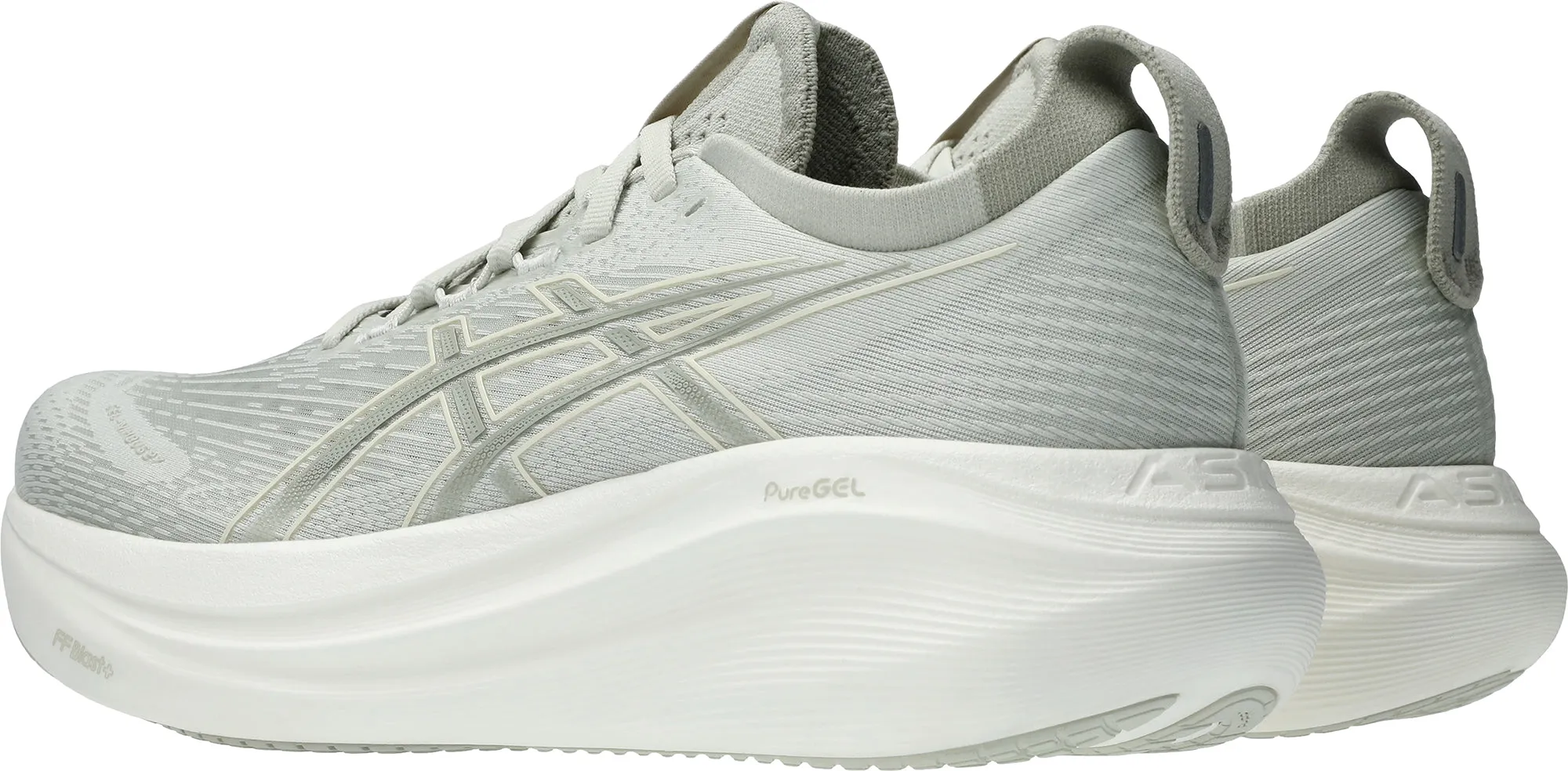 Asics Gel Nimbus 27 Womens Running Shoes - Grey Trendy Accessory black shoes