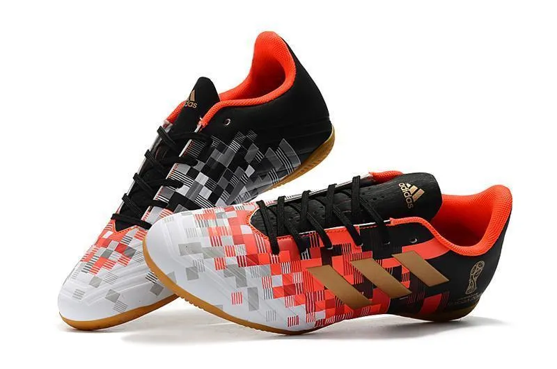 Elastic laces New Adidas Predator Tango 18.3 TF Soccer Cleats Shoes White Black Orange