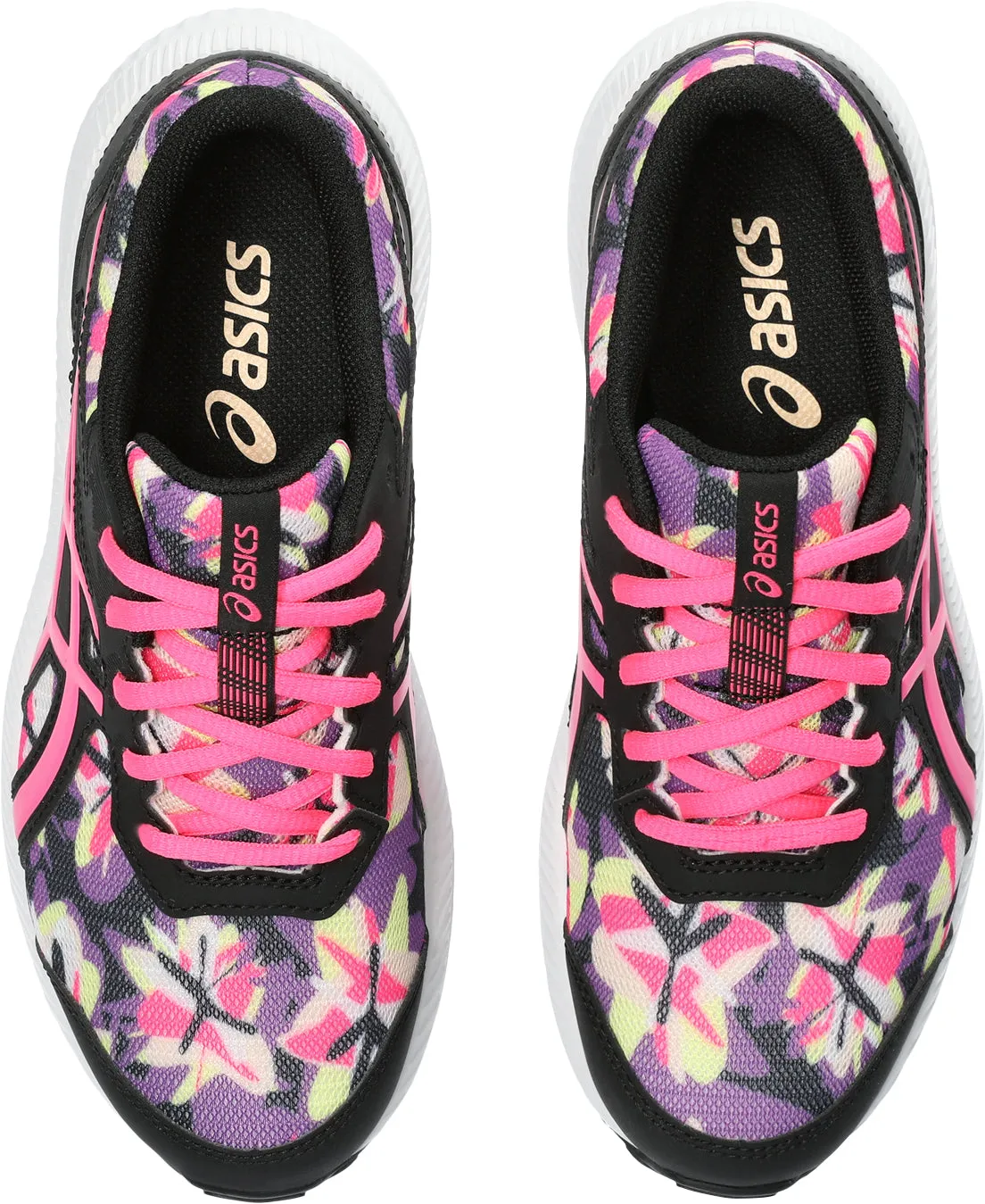rubber running option Asics Contend 8 GS Junior Running Shoes - Black
