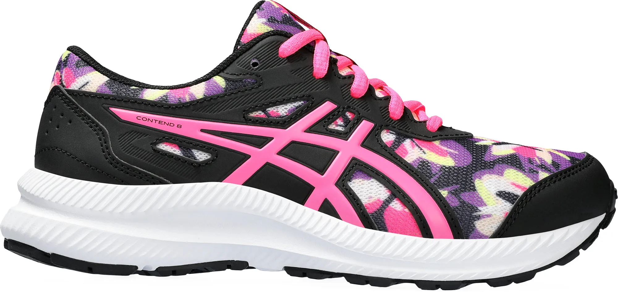 Asics Contend 8 GS Junior Running Shoes - Black court shoes customized shoes