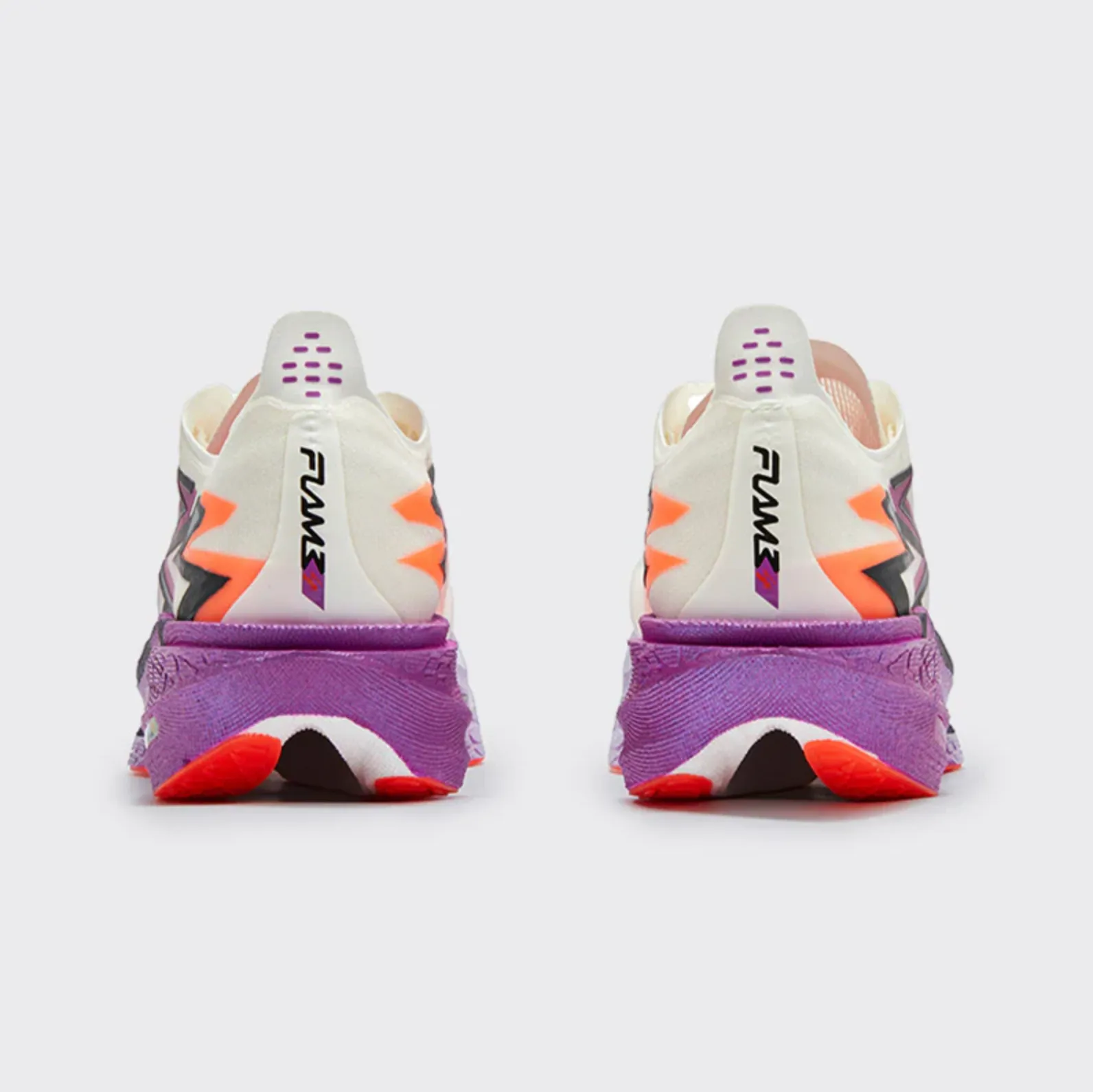 hiking - like running shoes FLAME 4: Egret / Neon Purplevine