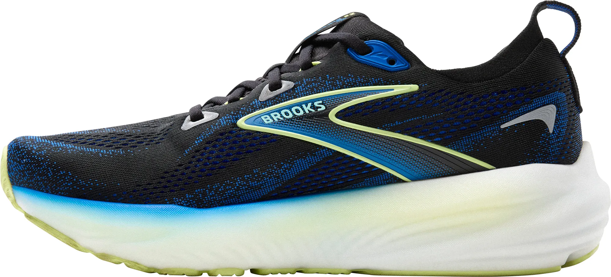 running with socks Ultra Performance Brooks Glycerin 22 WIDE FIT Mens Running Shoes - Black