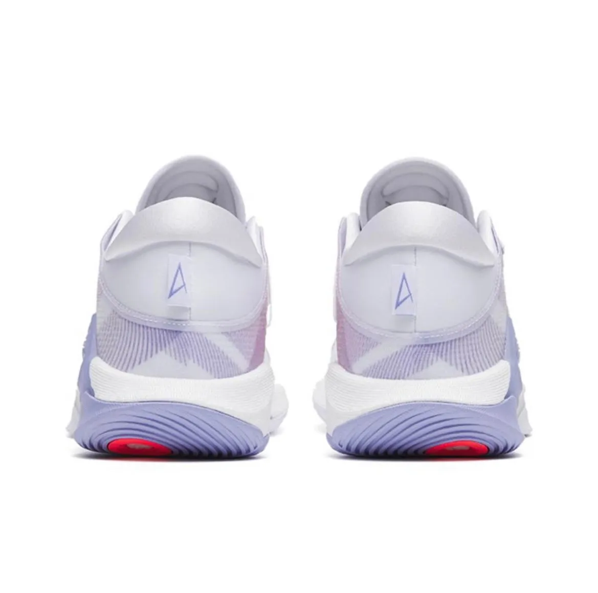 Anta Skyline 1 Nitrogen Tech Pro Basketball Shoes - White/Purple Cushion Core Torsional Rigidity