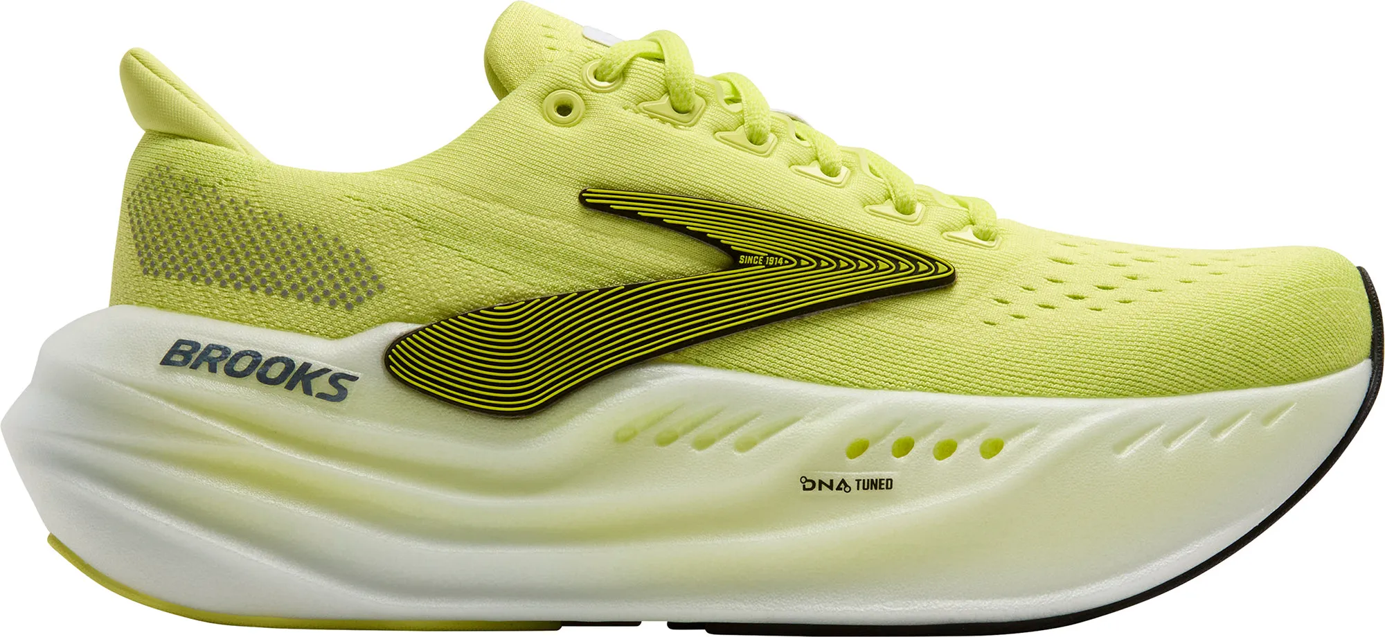 Brooks Glycerin Max Womens Running Shoes - Green Seamless Toe Box Construction