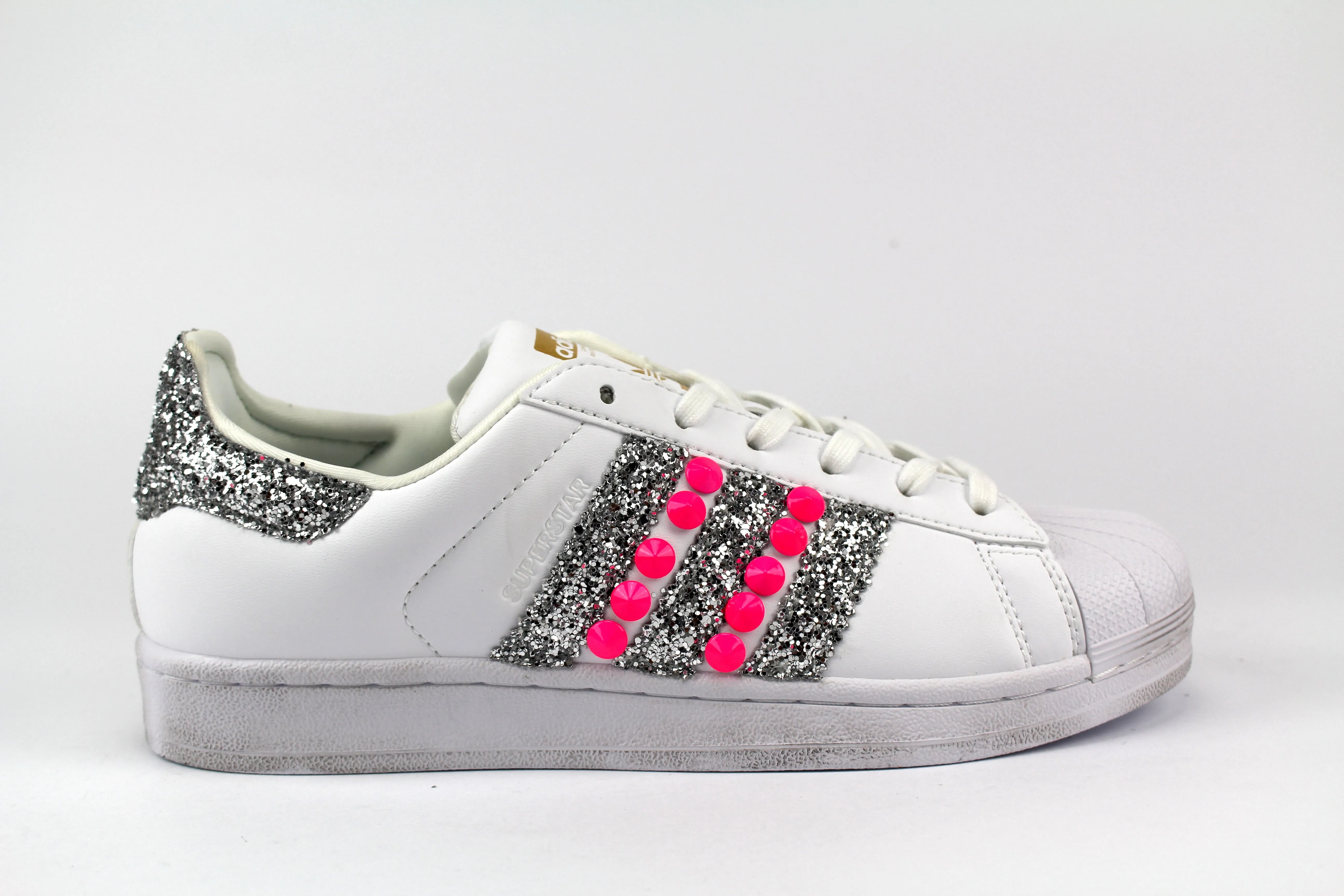 Adidas Superstar Pink Fluo & Silver Morning Pace