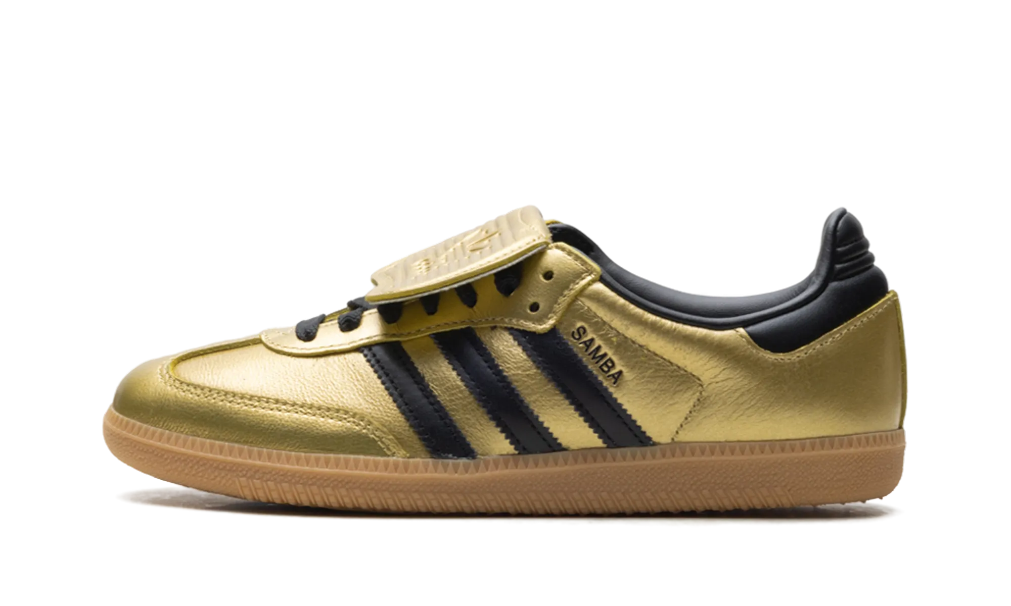 Samba LT WMNS "Gold Metallic Black Gum" Motion Grip Orange Pop
