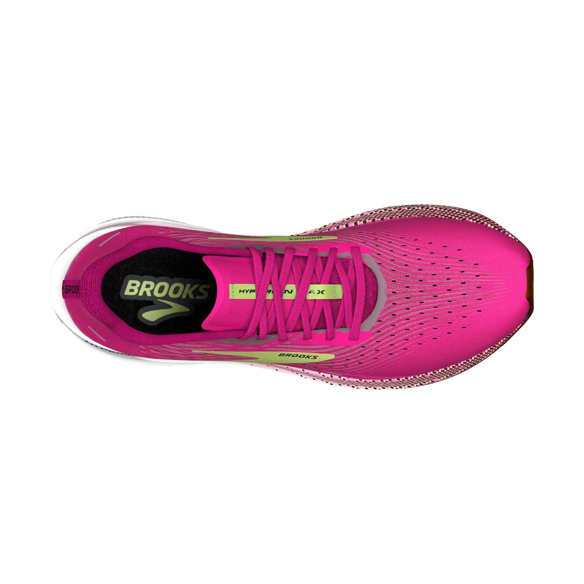 Women's Hyperion Max running in dark colors Comfort Collar Design