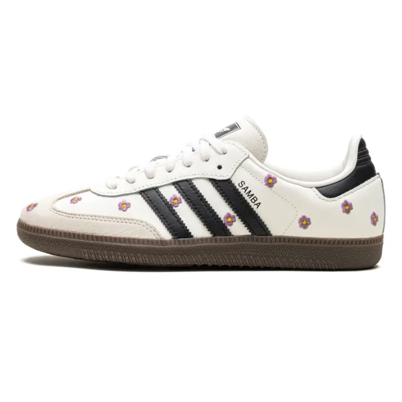 adidas Samba Light Purple Floral (W) Fresh Look Anti Abrasion