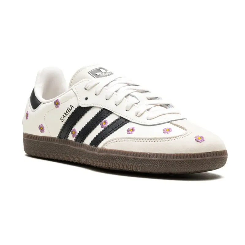 adidas Samba Light Purple Floral (W) Shock Diffusing Plate Punch Step